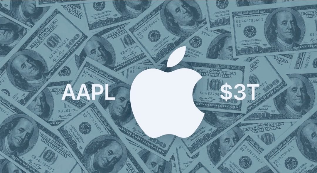 Apple 🍎 hits $3 trillion market cap